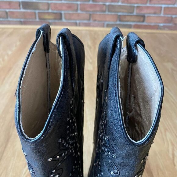 Circle G Corral Boot Co. Cowboy Boots with Swarovski Crystals Gray 11 - Picture 5 of 14